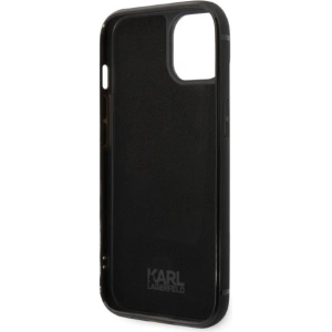 Etui Karl Lagerfeld KLHCP14MCSSK Apple iPhone 14 Plus / 15 Plus hardcase czarny/black Signature Logo Cardslot