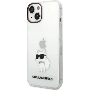 Etui Karl Lagerfeld KLHCP14MHNCHTCT Apple iPhone 14 Plus / 15 Plus transparent hardcase IML NFT Choupette