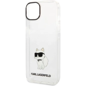 Etui Karl Lagerfeld KLHCP14MHNCHTCT Apple iPhone 14 Plus / 15 Plus transparent hardcase IML NFT Choupette