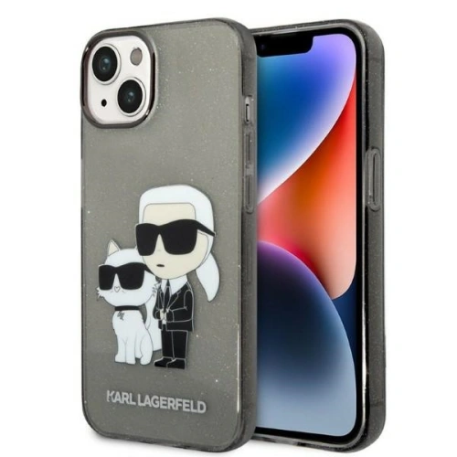 Kup Etui Karl Lagerfeld KLHCP14MHNKCTGK Apple iPhone 14 Plus / 15 Plus černý/black hardcase IML GLIT NFT Karl&Choupette - KLD1235 - {ean13} - Sklep Home Screen