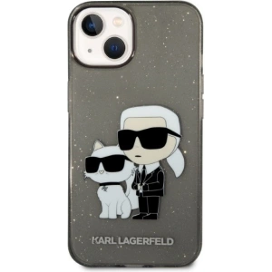 Etui Karl Lagerfeld KLHCP14MHNKCTGK Apple iPhone 14 Plus / 15 Plus czarny/black hardcase IML GLIT NFT Karl&Choupette