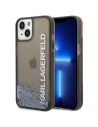 Etui Karl Lagerfeld KLHCP14MLCKVK Apple iPhone 14 Plus / 15 Plus černý/black hardcase Liquid Glitter Elong