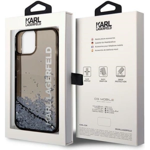 Etui Karl Lagerfeld KLHCP14MLCKVK Apple iPhone 14 Plus / 15 Plus czarny/black hardcase Liquid Glitter Elong