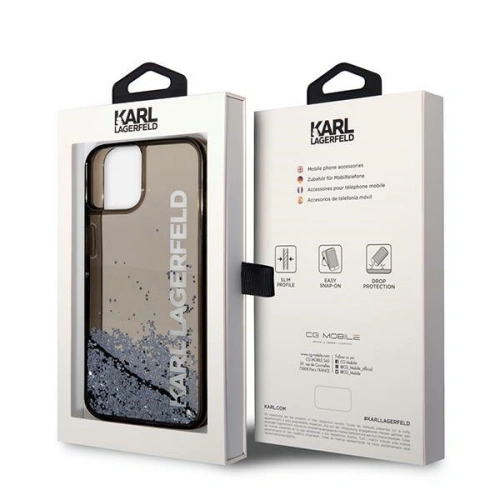 Kup Etui Karl Lagerfeld KLHCP14MLCKVK Apple iPhone 14 Plus / 15 Plus černý/black hardcase Liquid Glitter Elong - KLD1237 - {ean13} - Sklep Home Screen