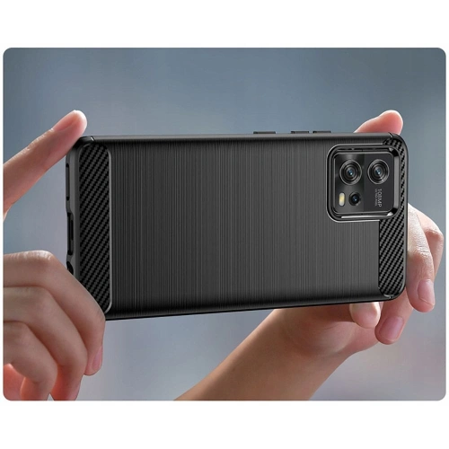 Buy Tech-Protect TPUCarbon Motorola Moto G72 Black - THP1536 - {ean13} - Home Screen Store Europe