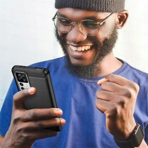 Tech-Protect TPUCarbon Xiaomi 12 Lite Black
