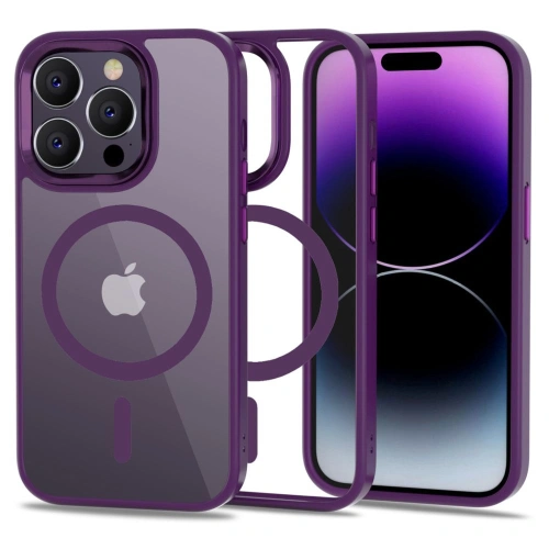 Kup Etui Tech-Protect Magmat MagSafe Apple iPhone 14 Pro Max Deep Purple/clear - THP1539 - {ean13} - Sklep Home Screen