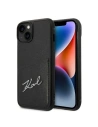 Etui Karl Lagerfeld KLHCP14SCSSK Apple iPhone 14 hardcase czarny/black Signature Logo Cardslot