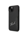 Kup Etui Karl Lagerfeld KLHCP14SCSSK Apple iPhone 14 hardcase czarny/black Signature Logo Cardslot - KLD1239 - {ean13} - Sklep Home Screen