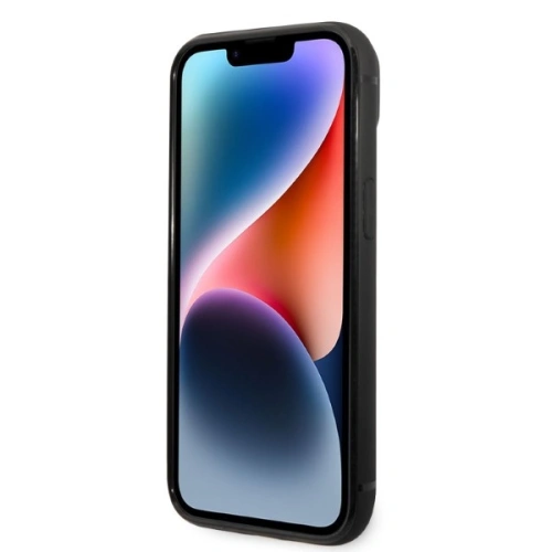 Kup Etui Karl Lagerfeld KLHCP14SCSSK Apple iPhone 14 hardcase negru/black cu logo-ul semnăturii și slot pentru carduri - KLD1239 - {ean13} - Sklep Home Screen