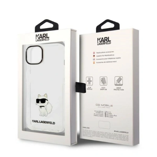 Kup Etui Karl Lagerfeld KLHCP14SHNCHTCT Apple iPhone 14 transparent hardcase IML NFT Choupette - KLD1240 - {ean13} - Sklep Home Screen
