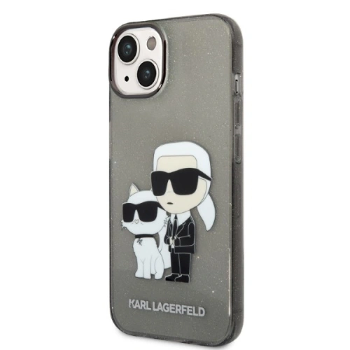 Kup Etui Karl Lagerfeld KLHCP14SHNKCTGK Apple iPhone 14 czarny/black hardcase IML GLIT NFT Karl&Choupette - KLD1241 - {ean13} - Sklep Home Screen