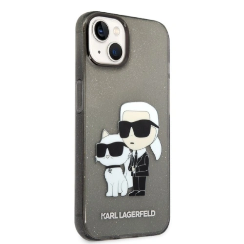 Kup Etui Karl Lagerfeld KLHCP14SHNKCTGK Apple iPhone 14 czarny/black hardcase IML GLIT NFT Karl&Choupette - KLD1241 - {ean13} - Sklep Home Screen