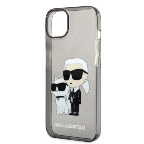 Kup Etui Karl Lagerfeld KLHCP14SHNKCTGK Apple iPhone 14 czarny/black hardcase IML GLIT NFT Karl&Choupette - KLD1241 - {ean13} - Sklep Home Screen