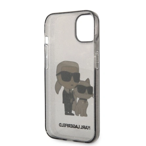Kup Case Karl Lagerfeld KLHCP14SHNKCTGK Apple iPhone 14 schwarz/black Hardcase IML GLIT NFT Karl&Choupette - KLD1241 - {ean13} - Sklep Home Screen