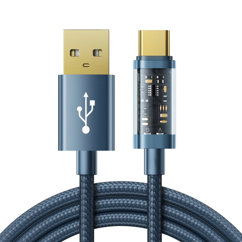 Kup Kabel Joyroom USB/USB-C 3A 1,2m modrý (S-UC027A12) - JYR467 - {ean13} - Sklep Home Screen
