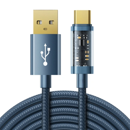 Kup Cablul Joyroom USB/USB-C 3A 2m albastru (S-UC027A20) - JYR468 - {ean13} - Sklep Home Screen