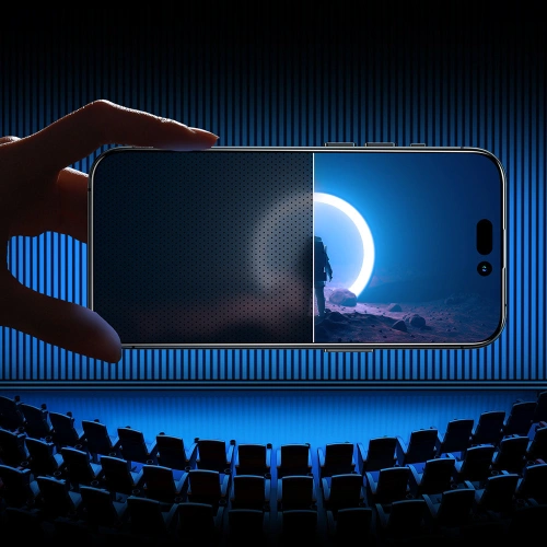 Szkło prywatyzujące Joyroom Knight 2,5D Privacy TG Apple iPhone 14 Pro Anti-Spy przezroczysty (JR-P02)