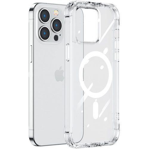 Kup Etui Joyroom Magnetic Defender MagSafe Apple iPhone 14 Plus przezroczysty - 6956116730598 - JYR494 - Homescreen.pl