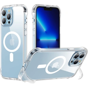 Etui Joyroom Magnetic Defender MagSafe Apple iPhone 14 Plus / 15 Plus przezroczysty