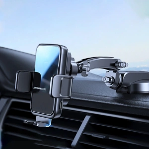 Kup Automatischer Auto-Halter mit kabelloser Ladestation Joyroom 15W Qi für Windschutzscheibe Armaturenbrett schwarz (JR-ZS298 dash) - JYR522 - {ean13} - Sklep Home Screen