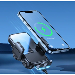 Kup Automatický automobilový držák s bezdrátovou nabíječkou Joyroom 15W Qi na sklo kokpitu černý (JR-ZS298 dash) - JYR522 - {ean13} - Sklep Home Screen