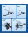 Kup Automatischer Auto-Halter mit kabelloser Ladestation Joyroom 15W Qi für Windschutzscheibe Armaturenbrett schwarz (JR-ZS298 dash) - JYR522 - {ean13} - Sklep Home Screen