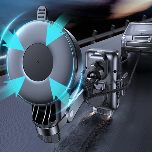 Kup Automatikus autós tartó vezeték nélküli töltővel Joyroom 15W Qi szélvédőre, műszerfalra fekete (JR-ZS298 dash) - JYR522 - {ean13} - Sklep Home Screen