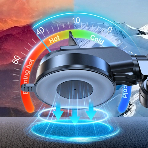 Kup Automatikus autós tartó vezeték nélküli töltővel Joyroom 15W Qi szélvédőre, műszerfalra fekete (JR-ZS298 dash) - JYR522 - {ean13} - Sklep Home Screen