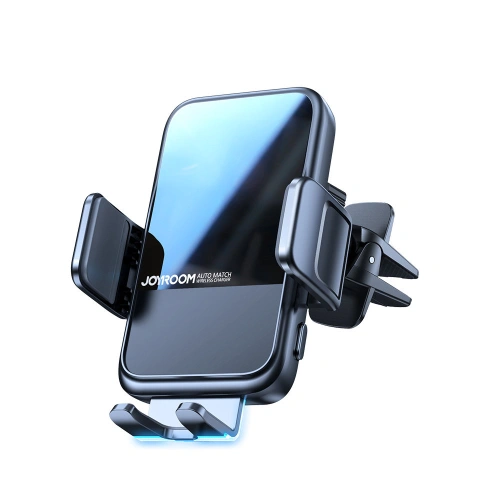 Kup Automatischer Auto-Halter mit kabellosem Ladegerät Joyroom 15W Qi für Lüftungsgitter schwarz (JR-ZS298 air vent) - JYR523 - {ean13} - Sklep Home Screen