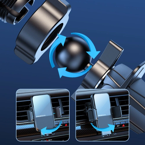 Kup Automatikus autós tartó vezeték nélküli töltővel Joyroom 15W Qi szellőzőrácsra, fekete (JR-ZS298 air vent) - JYR523 - {ean13} - Sklep Home Screen