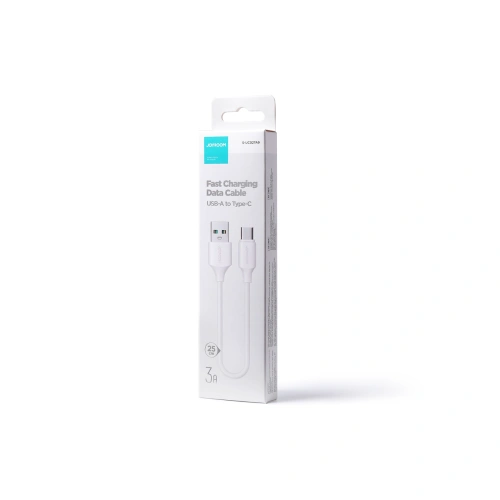 Kup Kábel Joyroom USB/USB-C 3A 0,25m fehér (S-UC027A9) - JYR527 - {ean13} - Sklep Home Screen