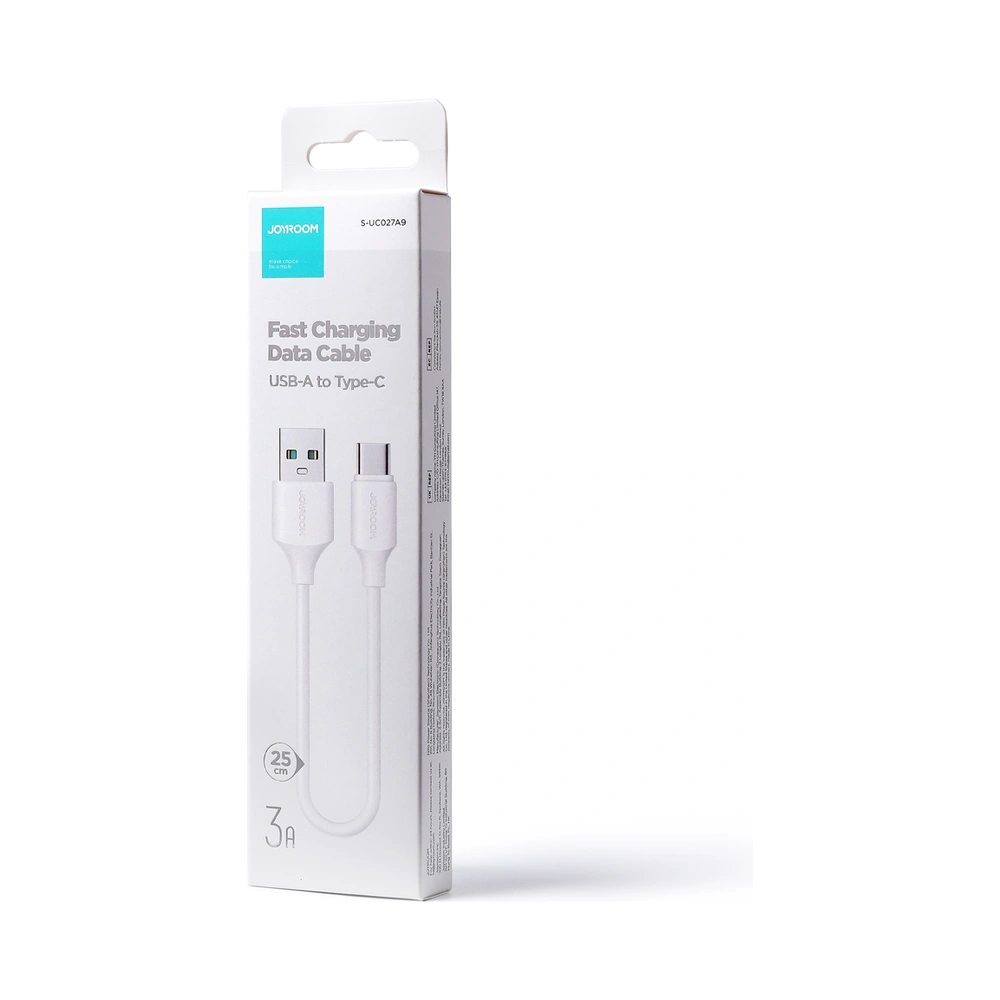 Kabel Joyroom USB/USB-C 3A 0,25m biały (S-UC027A9)