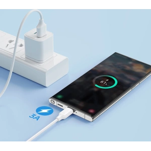 Kabel Joyroom USB/USB-C 3A 1m bílý (S-UC027A9)