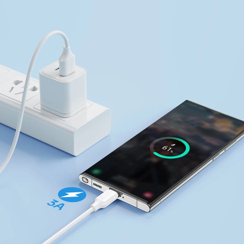 Kup Kabel Joyroom USB/USB-C 3A 2m bílý (S-UC027A9) - JYR531 - {ean13} - Sklep Home Screen