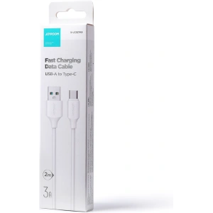Joyroom USB/USB-C Cable 3A 2m white (S-UC027A9)