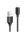 Cablul Joyroom USB/Lightning 2.4A 0,25m negru (S-UL012A9)