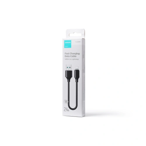Kup Cablul Joyroom USB/Lightning 2.4A 0,25m negru (S-UL012A9) - JYR532 - {ean13} - Sklep Home Screen