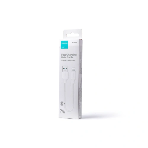 Buy Joyroom USB/Lightning Cable 2.4A 0,25m white (S-UL012A9) - JYR533 - {ean13} - Home Screen Store Europe