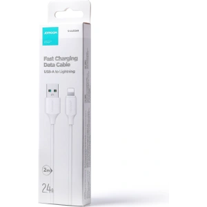 Joyroom USB/Lightning Cable 2.4A 2m white (S-UL012A9)