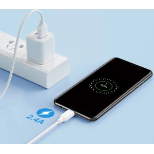 Kabel Joyroom USB/microUSB 480Mb/s 2.4A 0.25m černý (S-UM018A9)