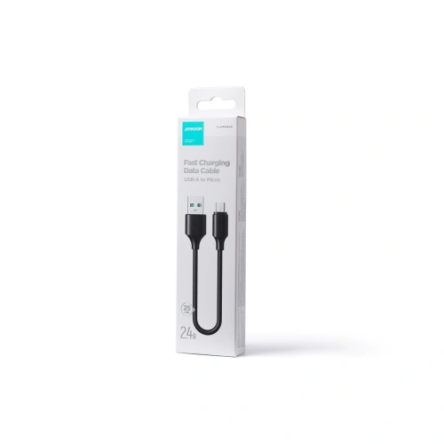 Kup Cablu Joyroom USB/microUSB 480Mb/s 2.4A 0.25m negru (S-UM018A9) - JYR538 - {ean13} - Sklep Home Screen