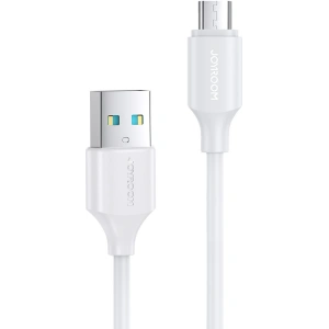 Joyroom USB/microUSB Cable 480Mb/s 2.4A 0.25m white (S-UM018A9)