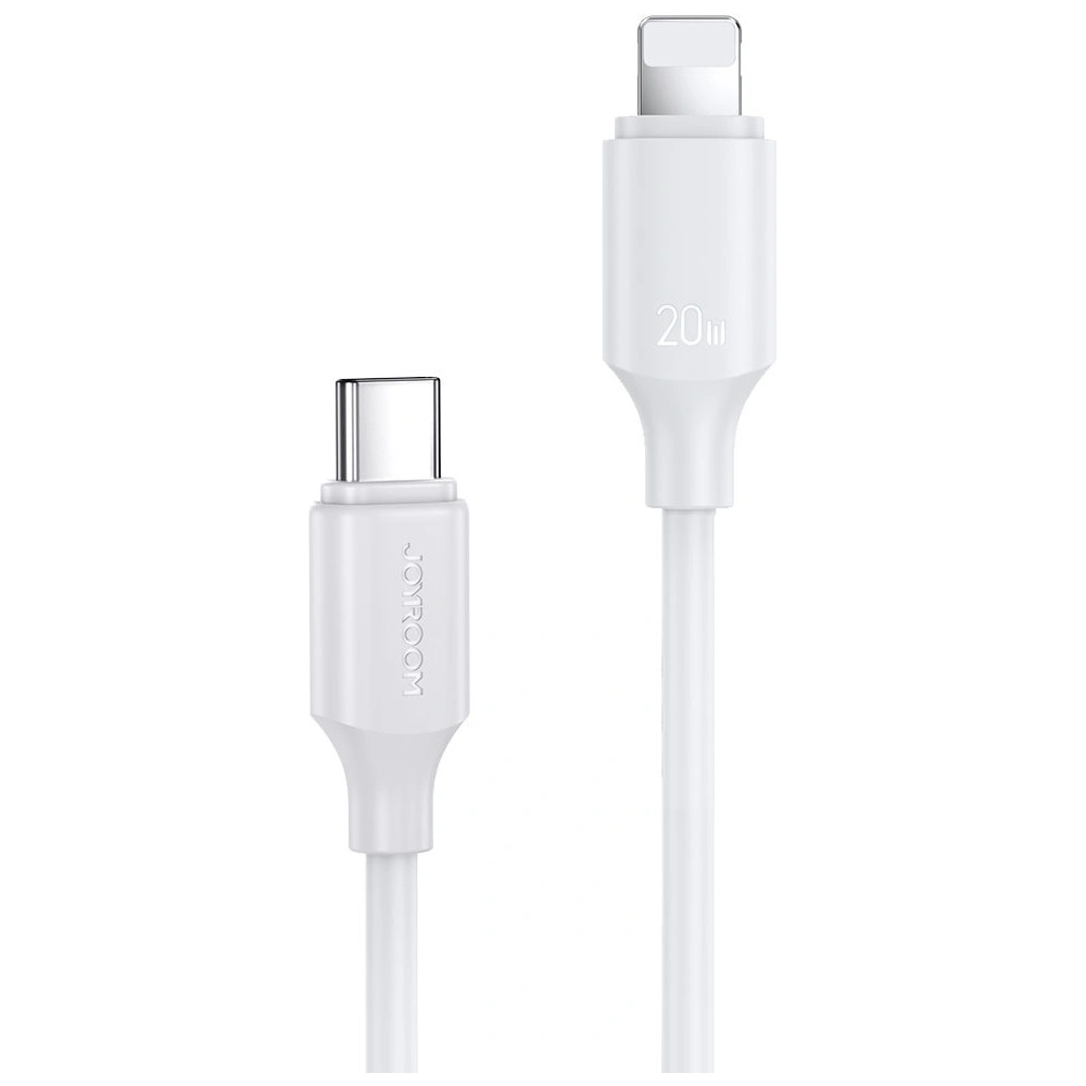 Kabel Joyroom USB-C/Lightning 480Mb/s 20W 0.25m biały (S-CL020A9)