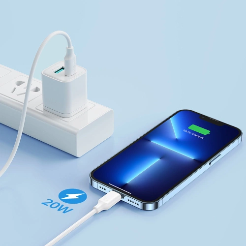 Kup Cablul Joyroom USB-C/Lightning 480Mb/s 20W 1m alb (S-CL020A9) - JYR549 - {ean13} - Sklep Home Screen