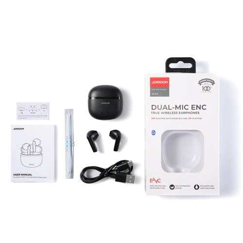 Kup Kabellose TWS Joyroom ENC IPX4 Bluetooth 5.3 schwarz (JR-TL11) - JYR553 - {ean13} - Sklep Home Screen