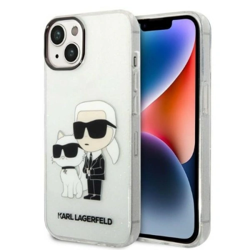 Kup Case Karl Lagerfeld KLHCP14SHNKCTGT Apple iPhone 14 transparenter Hardcase IML GLIT NFT Karl&Choupette - KLD1242 - {ean13} - Sklep Home Screen