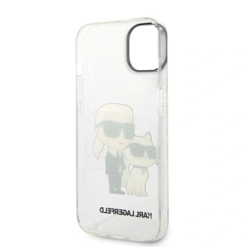 Kup Etui Karl Lagerfeld KLHCP14SHNKCTGT Apple iPhone 14 transparent hardcase IML GLIT NFT Karl&Choupette - KLD1242 - {ean13} - Sklep Home Screen