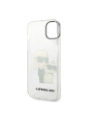 Kup Etui Karl Lagerfeld KLHCP14SHNKCTGT Apple iPhone 14 transparent hardcase IML GLIT NFT Karl&Choupette - KLD1242 - {ean13} - Sklep Home Screen