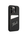 Kup Etui Karl Lagerfeld KLHCP14XCSSK Apple iPhone 14 Pro Max kemény tok fekete/black Signature Logo Kártyafoglalattal - KLD1244 - {ean13} - Sklep Home Screen